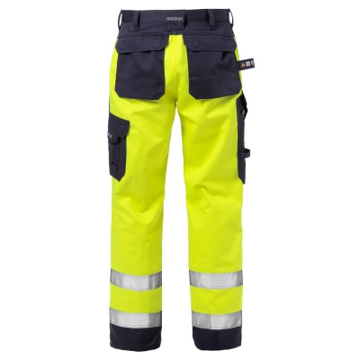 Fristad Kansas - Trousers CL 2 2025 PLU Sz 31.5/80 Reg Hi-Vis